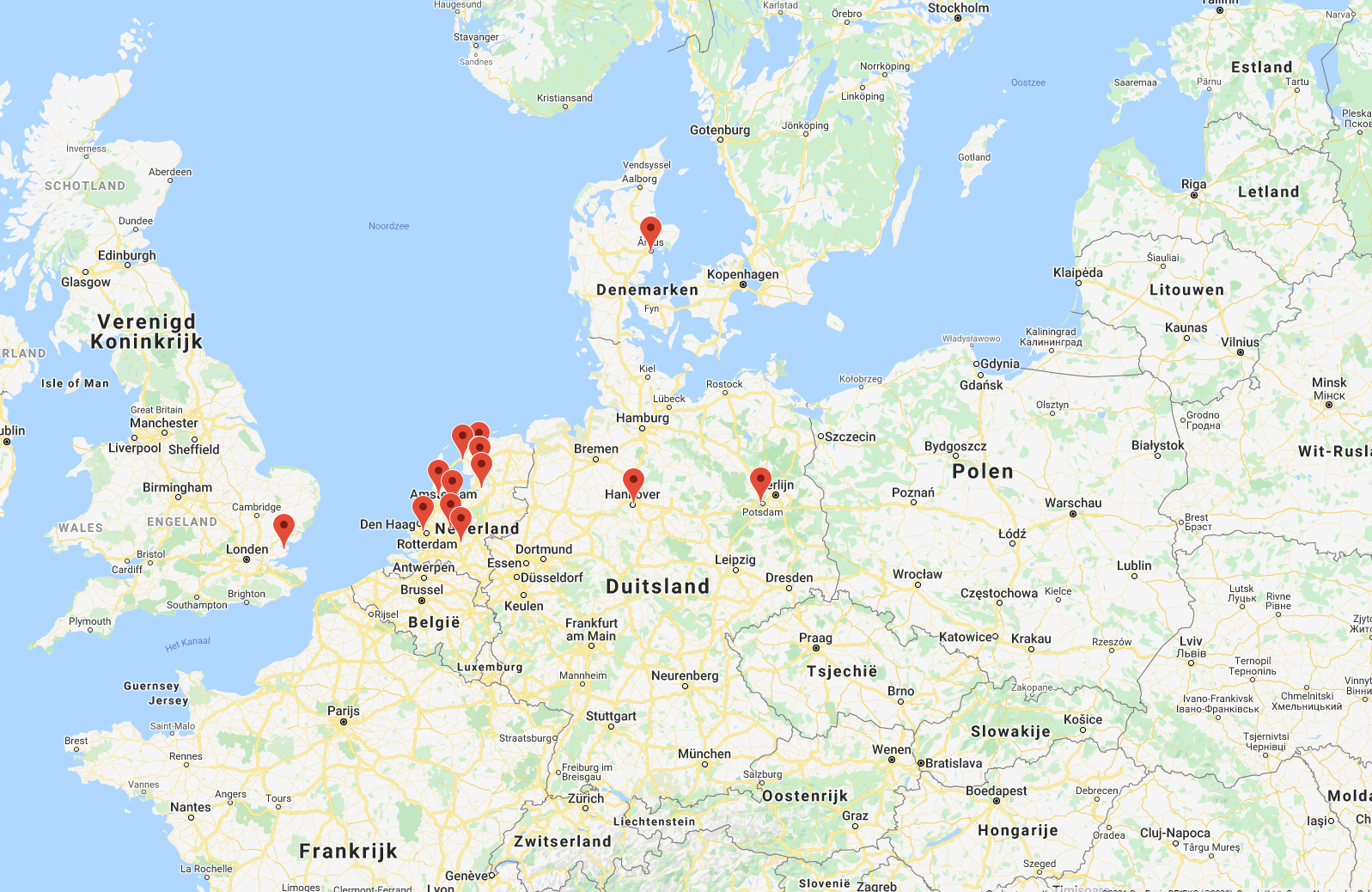 Umfangreiches händlernetzwerk